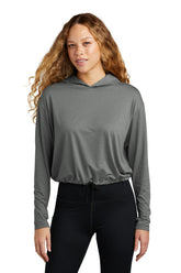 New Era® Women's Power Long Sleeve Hoodie - Shadow Grey Heather - 2XL